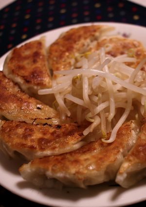 浜松餃子♪円形焼きともやし添えで本場！-レシピのメイン写真