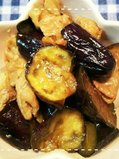 野菜1つで簡単!なすと豚肉の甘辛炒め-レシピのメイン写真