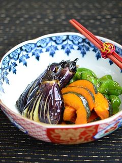 なすとかぼちゃの南蛮漬け【作りおき】-レシピのメイン写真