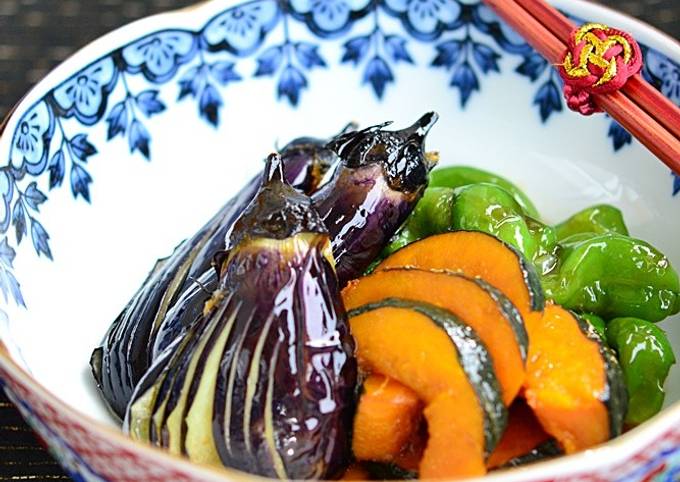 かぼちゃとなすの煮物 - カロリー/栄養成分/計算 | カロリーSlism