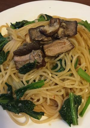 豚角煮のパスタ-レシピのメイン写真