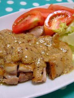 チキンのマヨマスタードソースかけ♪-レシピのメイン写真