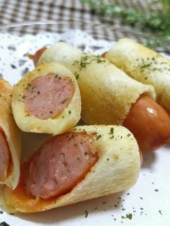 おやつ・おつまみに簡単くるくるウインナー-レシピのメイン写真