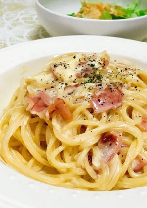 カルボナーラ-レシピのメイン写真
