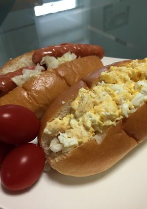 パパッとマスタードチキンとエッグのサンド-レシピのメイン写真