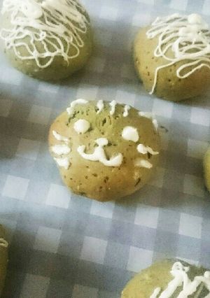 発酵なし☆もちもち抹茶パン-レシピのメイン写真