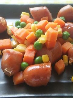 【弁当救済】ウインナーとミックスベジ炒め-レシピのメイン写真