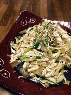居酒屋風♪鶏ささみとザーサイのねぎナムル-レシピのメイン写真