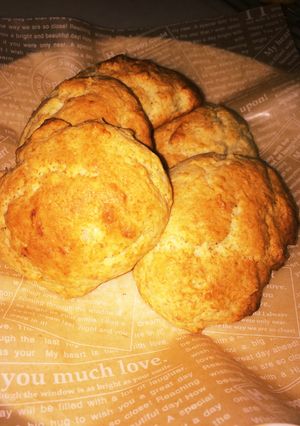 朝食にどうぞ！ちゃちゃっとバナナスコーン-レシピのメイン写真