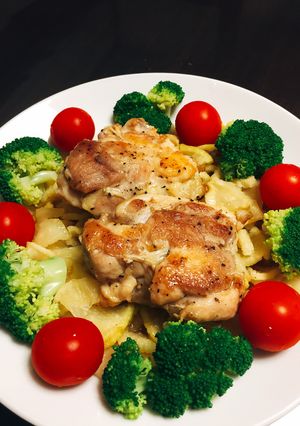 鶏肉と切り干し大根の蒸し煮-レシピのメイン写真