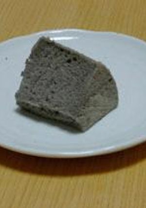黒ごまシフォンケーキ-レシピのメイン写真
