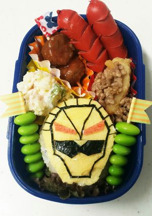 キャラ弁♡ジュウオウジャー☆ライオン-レシピのメイン写真