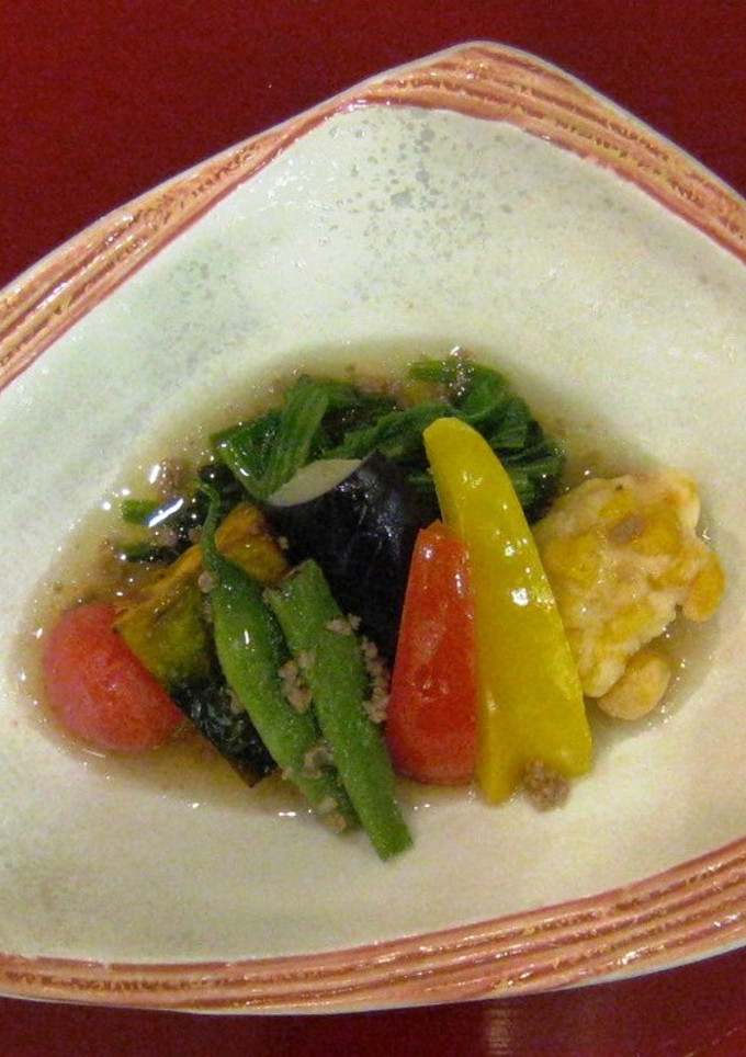 地野菜の揚げ出し　飛騨牛餡かけ-レシピのメイン写真