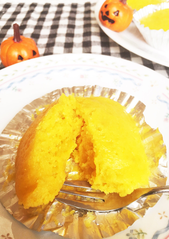 卵不使用HKミックスでかぼちゃ蒸しパン-レシピのメイン写真