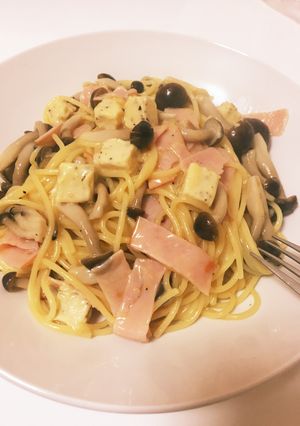 市販ソースに一手間で簡単パスタランチ✨-レシピのメイン写真