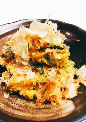 カボチャとコーンの皮だけきんぴら-レシピのメイン写真