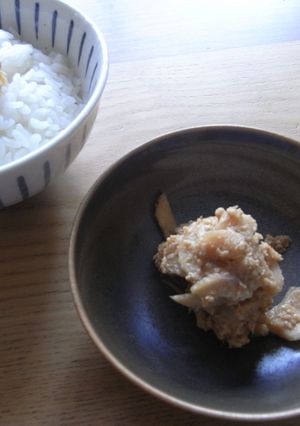 ばあちゃんの味！新生姜のごま味噌和え-レシピのメイン写真
