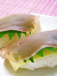 簡単生ハム寿司-レシピのメイン写真