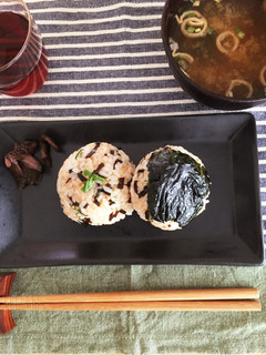 ふじっ子ごま昆布と明太チーズのりおにぎり-レシピのメイン写真