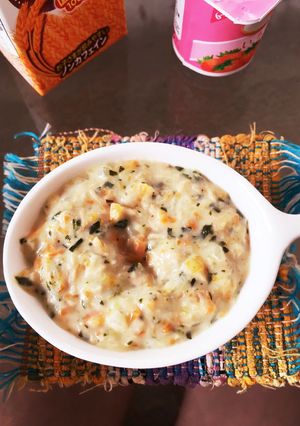 離乳食中期 ツナと野菜のミルク煮-レシピのメイン写真