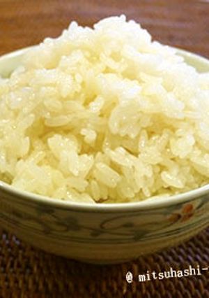【炊飯器で炊く】 もち米の炊き方-レシピのメイン写真