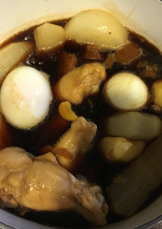 ごはんがすすむ♡手羽元と大根のさっぱり煮-レシピのメイン写真