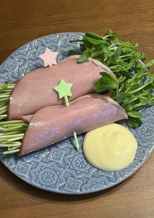 豆苗ハムロールサラダ🥗-レシピのメイン写真
