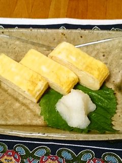 わが家の甘くない卵焼き-レシピのメイン写真