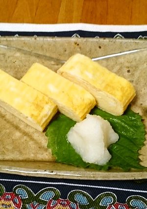 わが家の甘くない卵焼き-レシピのメイン写真