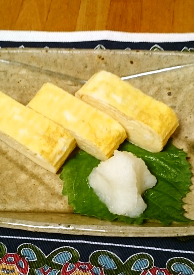 わが家の甘くない卵焼き-レシピのメイン写真
