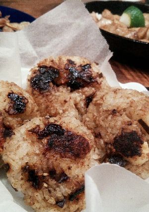 フジッコとクリチのよろこんぶ焼きおにぎり-レシピのメイン写真