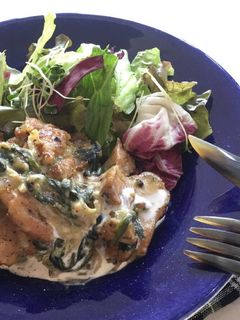 ほうれん草とチキンのクリームチーズソテー-レシピのメイン写真