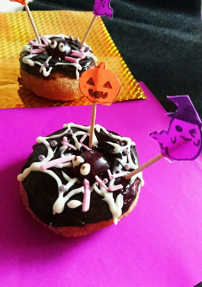 ハロウィンに！コロロチョコドーナツ-レシピのメイン写真