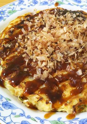 簡単ヘルシー！ふわふわお好み焼き-レシピのメイン写真
