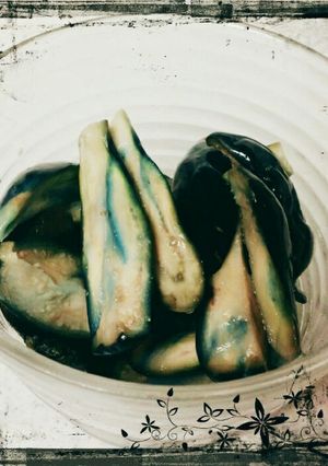 お手軽に♪。茄子の漬物(プチ減塩)。-レシピのメイン写真