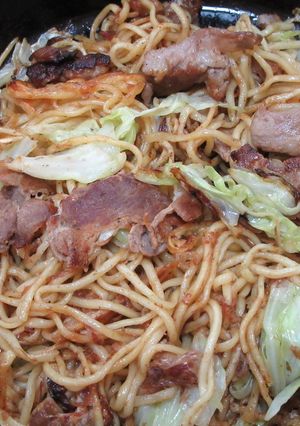 お好み焼きソース＋かつお節で簡単焼きそば-レシピのメイン写真