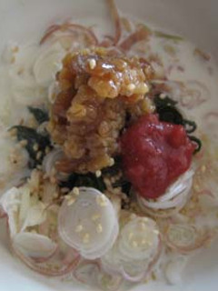 冷やし豆乳茶漬け風-レシピのメイン写真