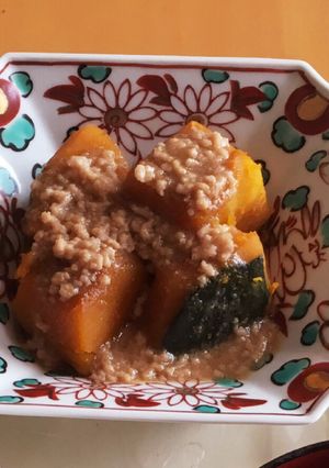 簡単！かぼちゃの鶏そぼろあんかけ-レシピのメイン写真