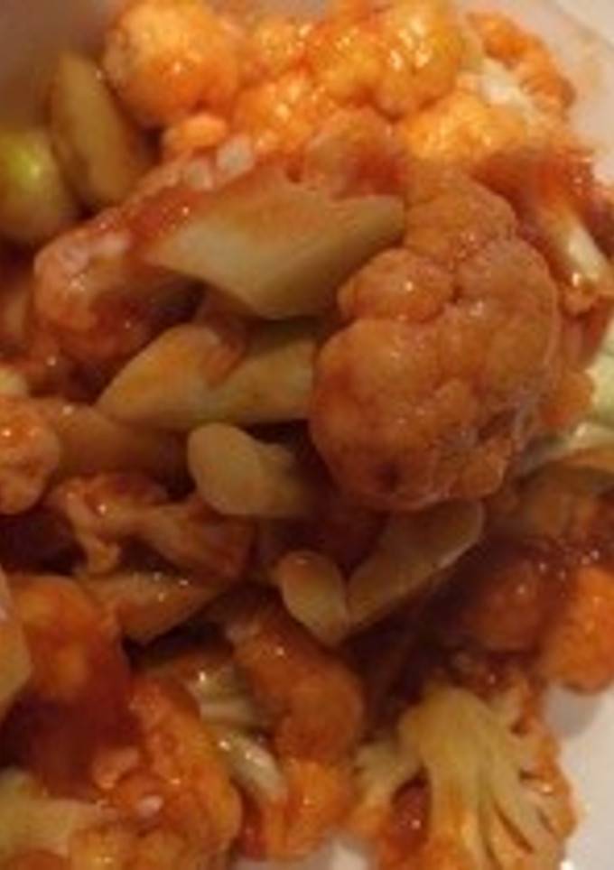 カリフラワートマト炒め-レシピのメイン写真