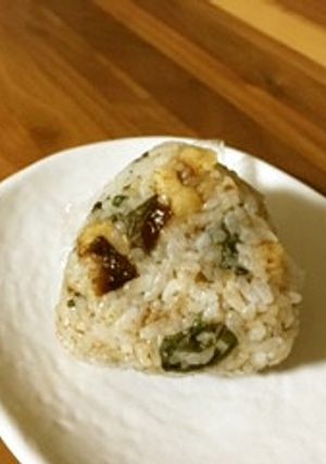 おかか昆布とあげ玉のおにぎり-レシピのメイン写真