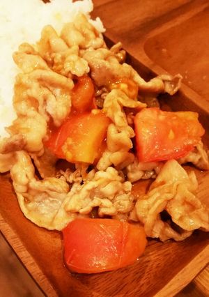 豚バラトマ丼♪オイスターでがっつり系-レシピのメイン写真