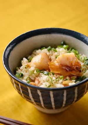 ほたてのバターしょうゆ炊き込みごはん-レシピのメイン写真