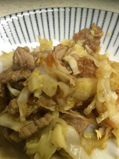 豚肉キャベツの梅ポン酢炒め☆簡単☆-レシピのメイン写真