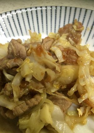 豚肉キャベツの梅ポン酢炒め☆簡単☆-レシピのメイン写真
