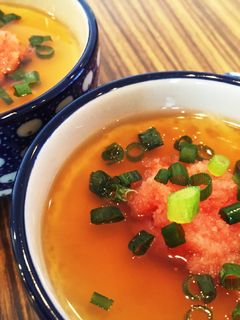 辛子明太子のあんかけ茶碗蒸し-レシピのメイン写真