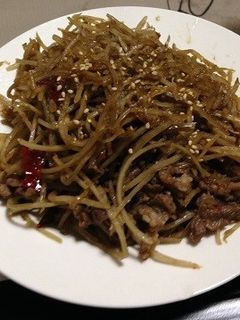【減塩・低タンパク】きんぴらごぼう-レシピのメイン写真