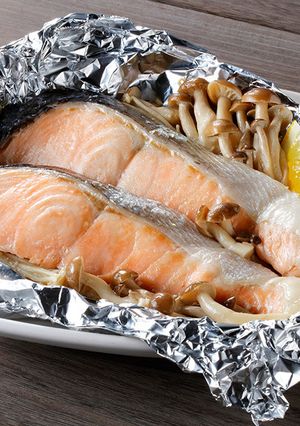 簡単!秋鮭のホイル焼き-レシピのメイン写真