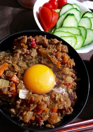 きんぴらリメイク☆そぼろ丼-レシピのメイン写真