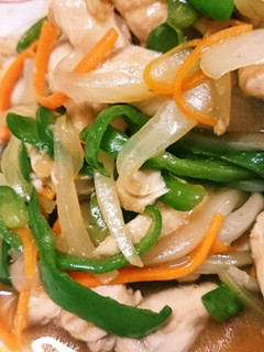 簡単鶏胸肉チンジャオロース作り置きおかず-レシピのメイン写真