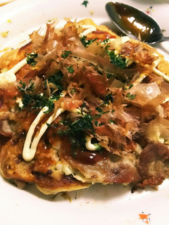 簡単★納豆とラー油のお好み焼き-レシピのメイン写真
